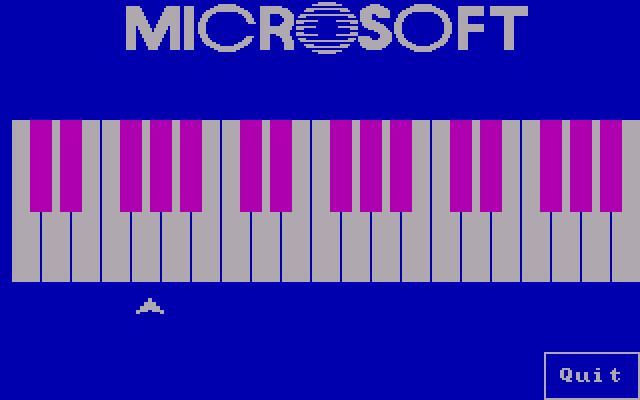 Microsoft Mouse 4.0 - Piano